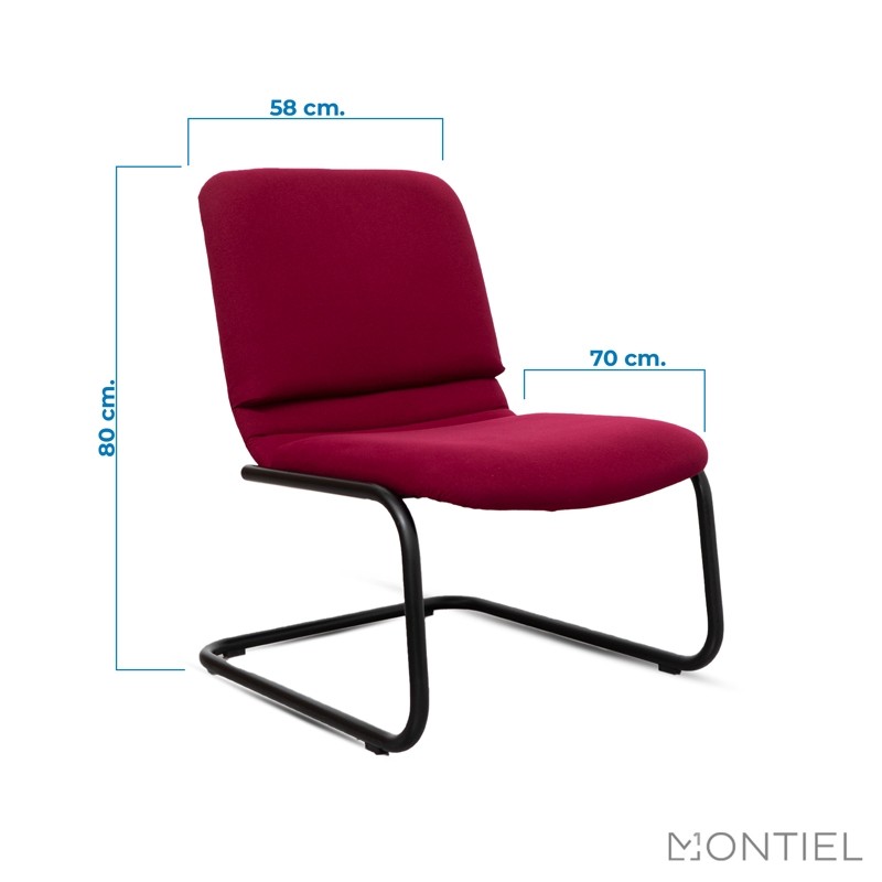 Sofá 1 plaza sin brazos para recepción de Delaoliva