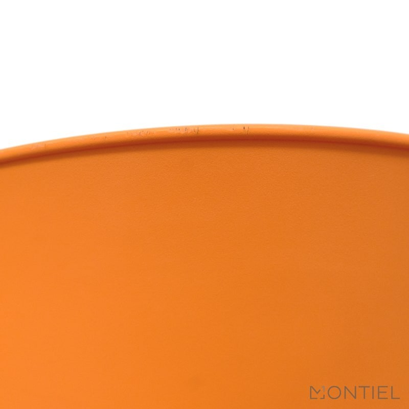 Silla Confidente Oficina Sin Brazos Naranja Coral Montiel - OUTLET