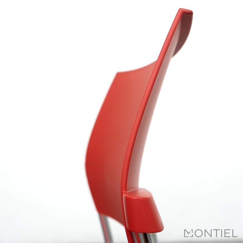 Silla Confidente Oficina Roja Dhara Ofita - OUTLET