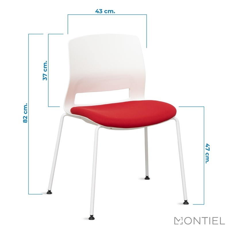 ▷ Silla Confidente para Reuniones Juno de Kunna - Montiel