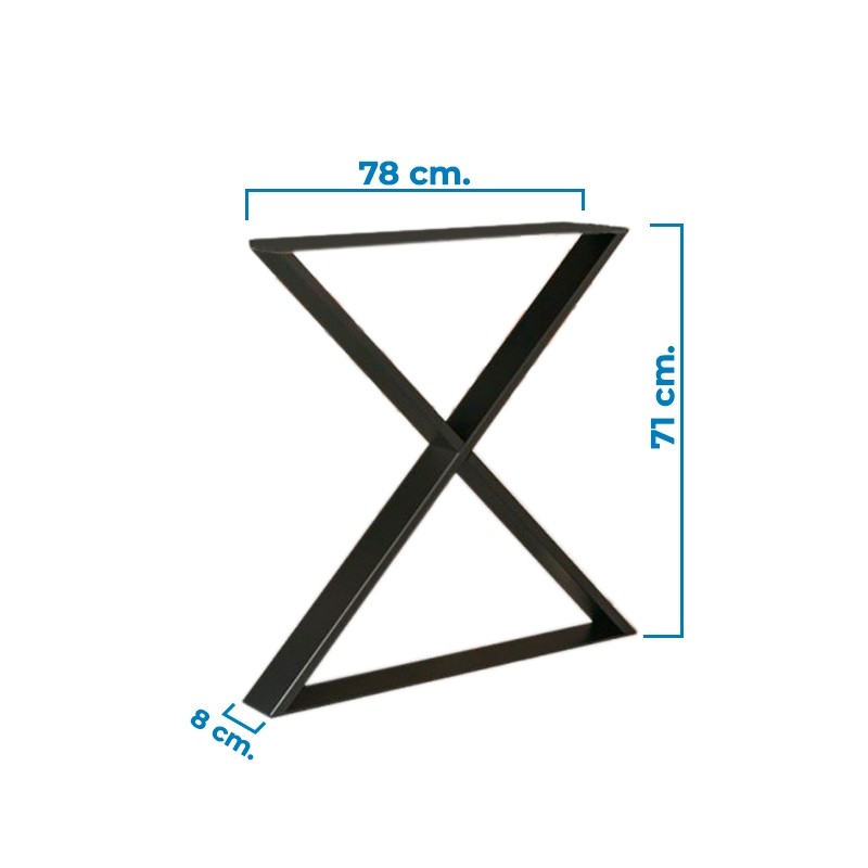 Patas Metálicas para Escritorio de Oficina Moderno