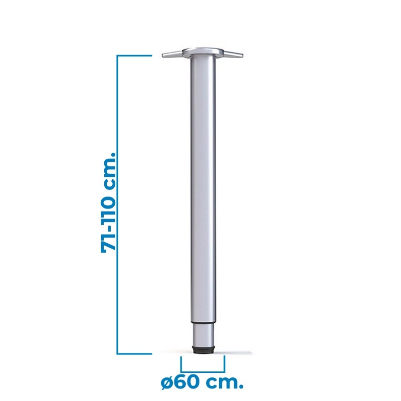Mesa Escritorio Patas Metálicas Oficinas