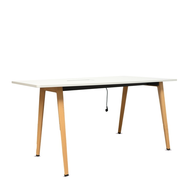 Mesa Alta Blanca para Reuniones B-Free de Steelcase