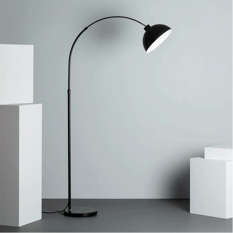 Lámpara de Pie Arco Estilo Industrial - Montiel