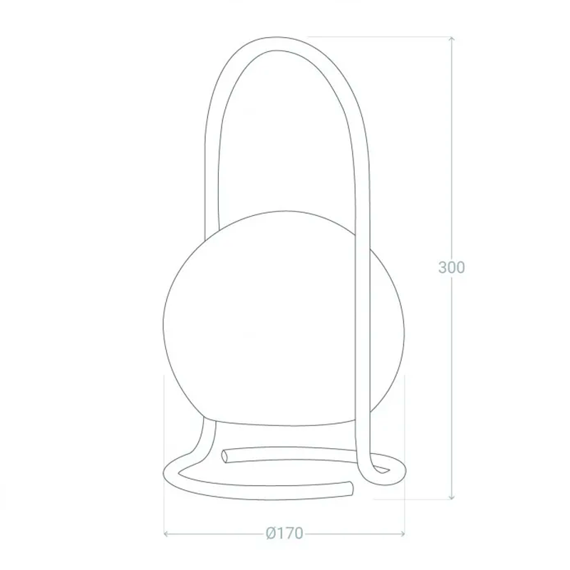 Lámpara Mesa Oficina Moderna y Original - Montiel