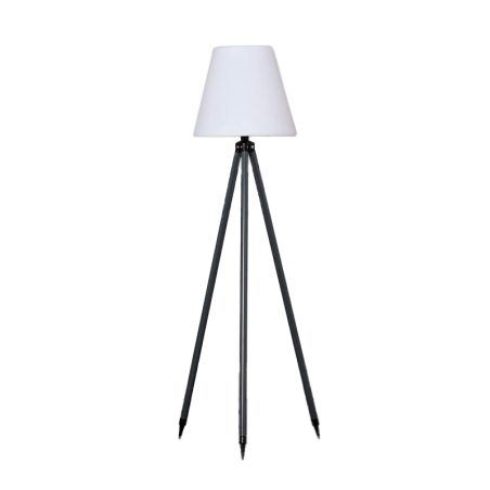 Lámpara de Pie Industrial Solar Recargable Exteriores