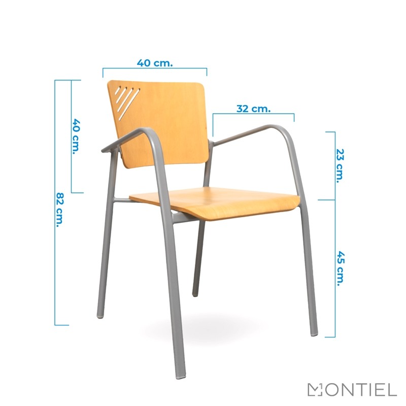 Silla Confidente Oficina Mara Nalia Outlet Luyando System - OUTLET