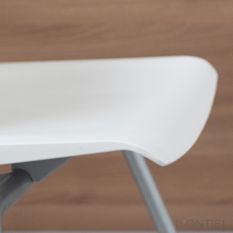 Silla Confidente Oficina Blanca sin brazos Very Haworth - OUTLET