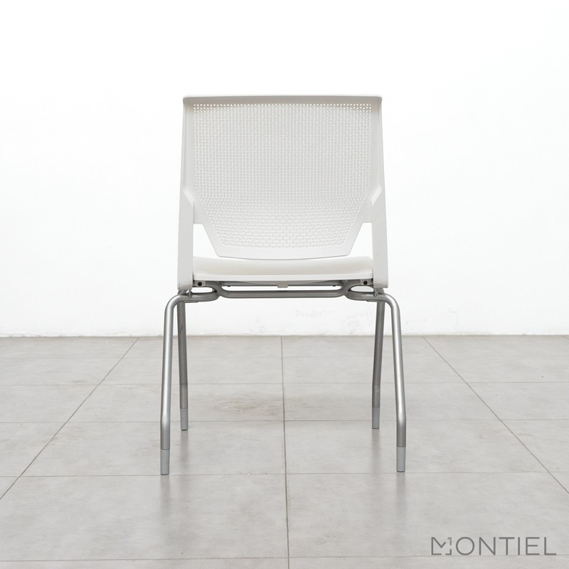 Silla Confidente Oficina Blanca sin brazos Very Haworth - OUTLET