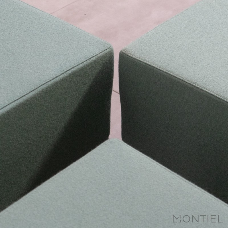 Sofá Modular Recepción Verde Lets Sit de Forma 5