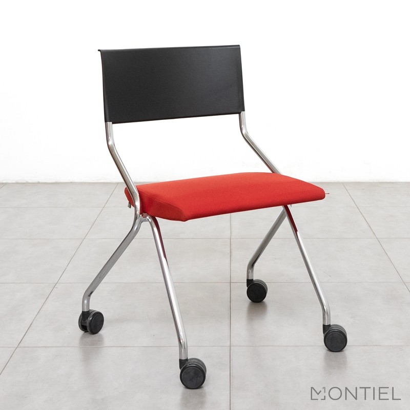 ▷ Pack 2 Sillas Plegables con Ruedas Flip Flap de Sedus - Montiel