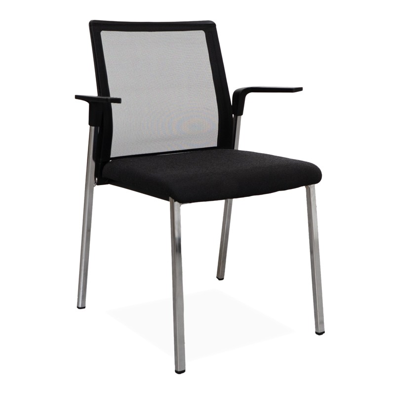 Silla Confidente con Brazos Fijos Plural de Forma 5