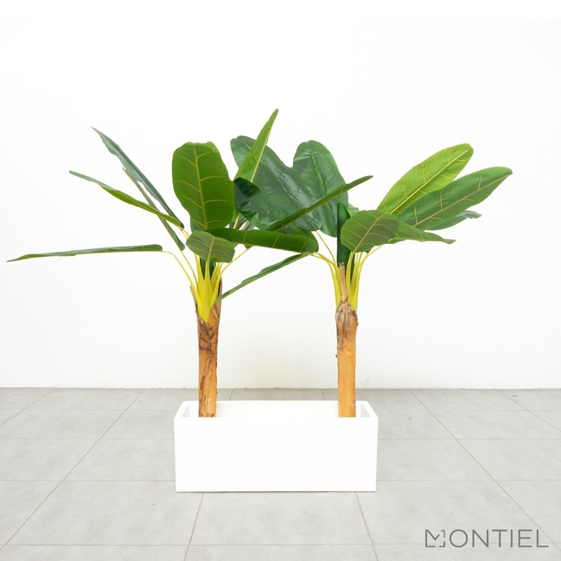 Macetero Blanco Bajo Planter de Vondom - Montiel