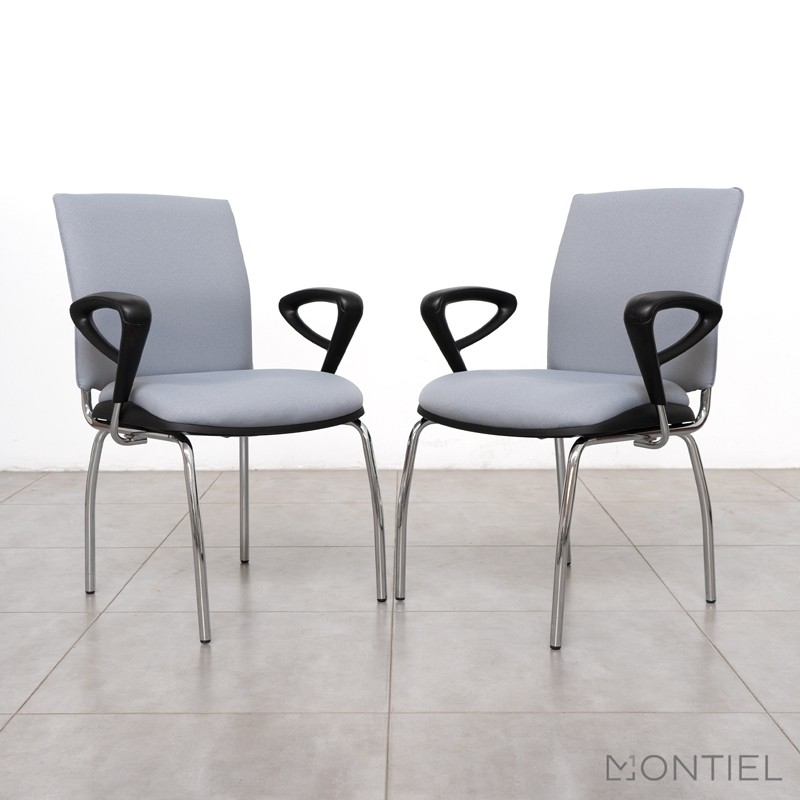 Silla Oficina 4 patas tapizada de Sillón Sur - Montiel