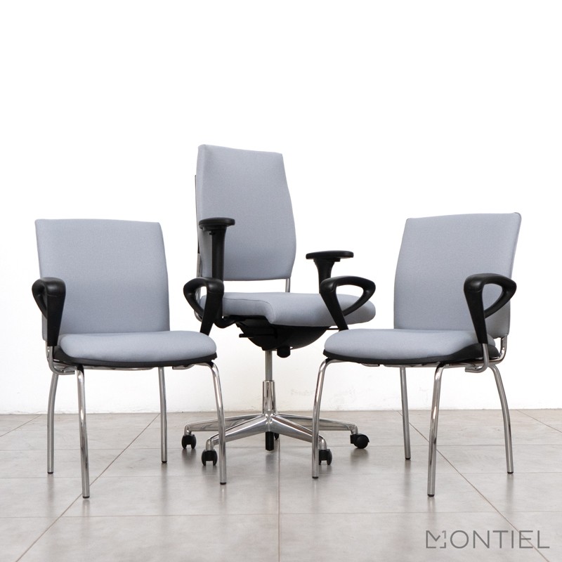 Silla Oficina 4 patas tapizada de Sillón Sur - Montiel