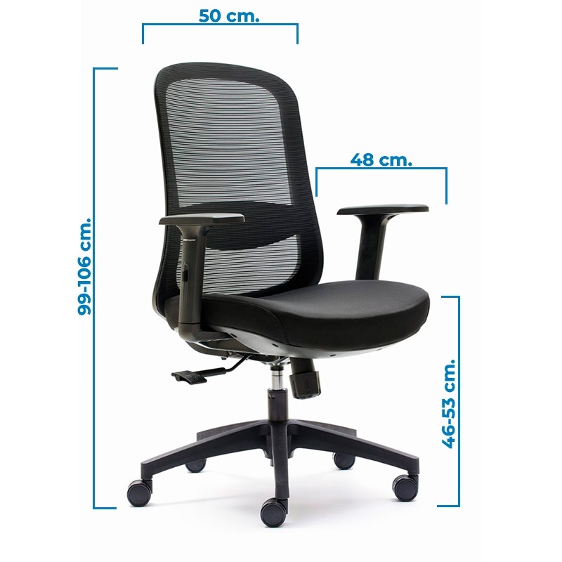 Silla Ergonómica Oficinas Lima de Euromof