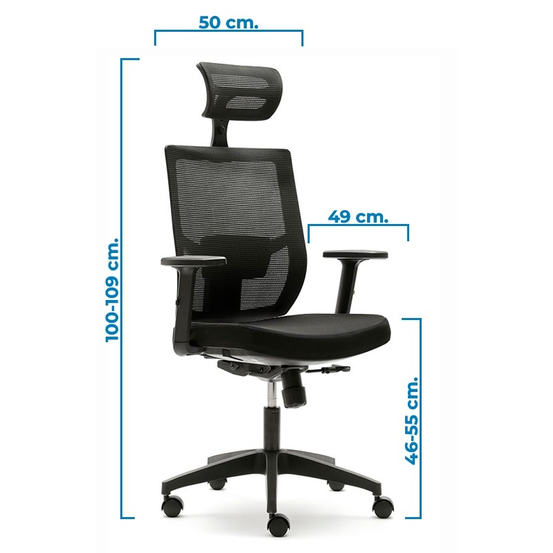 Silla Oficina Giratoria Pisa de Euromof
