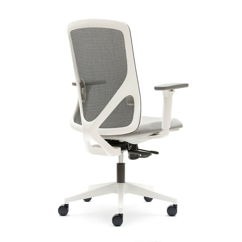Silla Blanca Oficina Ergonómica Lyon de Euromof