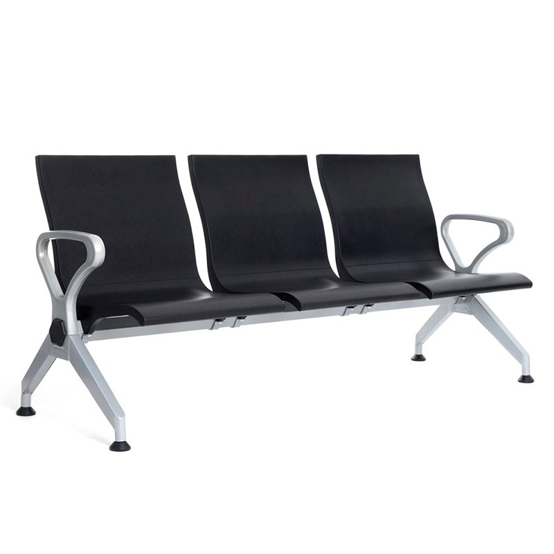 Bancada Sala de Espera Negra Bombay de Euromof