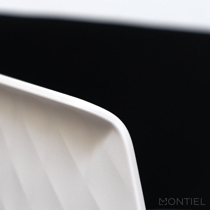 Silla Confidente Blanca Giratoria Golf de Montiel