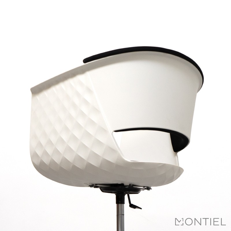 Silla Confidente Blanca Giratoria Golf de Montiel