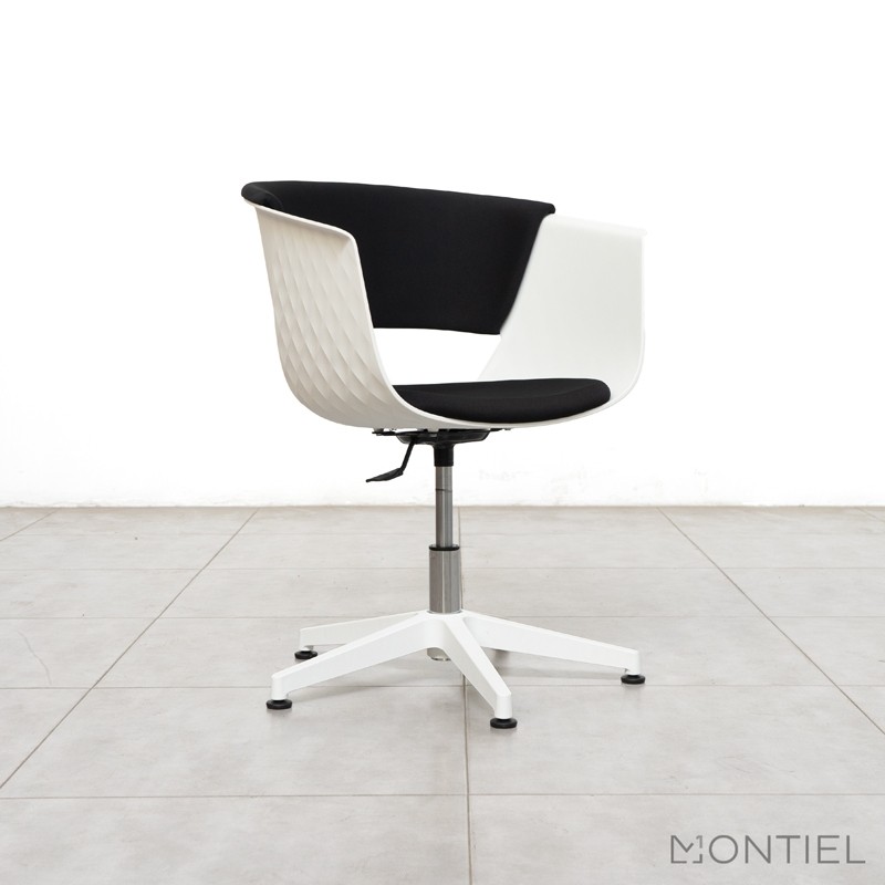Silla Confidente Blanca Giratoria Golf de Montiel