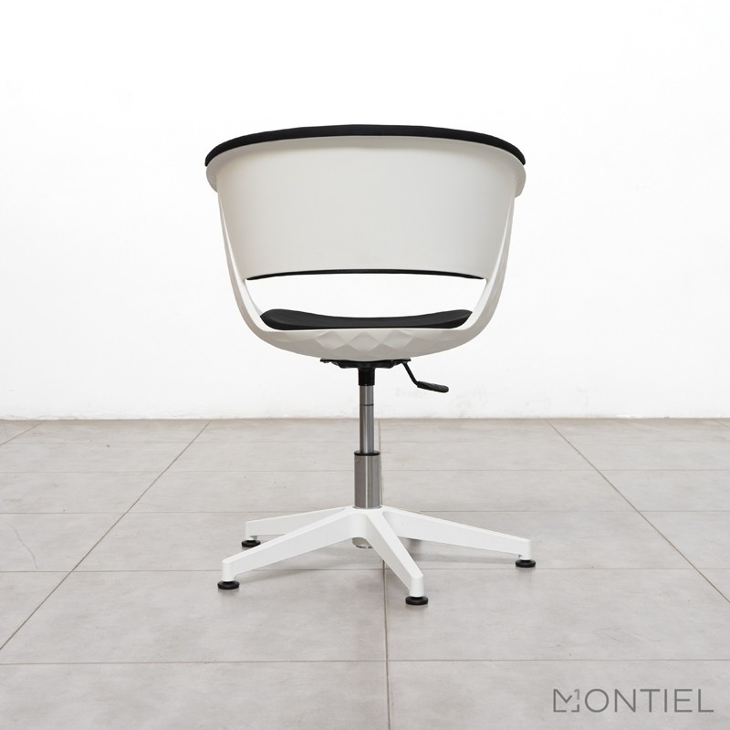 Silla Confidente Blanca Giratoria Golf de Montiel
