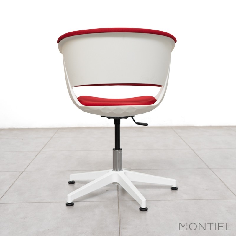 Silla Escritorio sin ruedas Blanca Giratoria Golf de Montiel