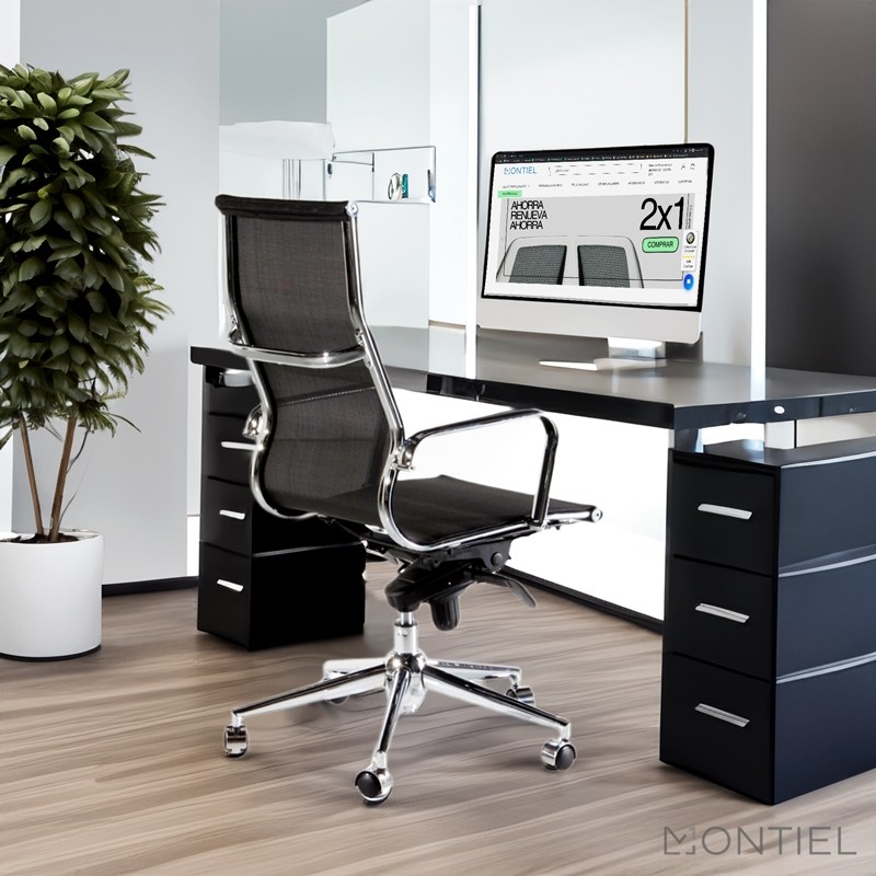 Sillón de Dirección Berlín de Euromof - Muebles Montiel