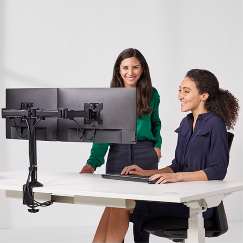 Soporte Monitor de Escritorio Doble Reflex Fellowes