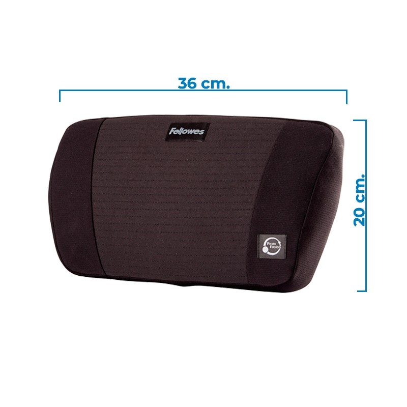 Cojín Lumbar Silla Oficina Fusion Plushtouch Fellowes