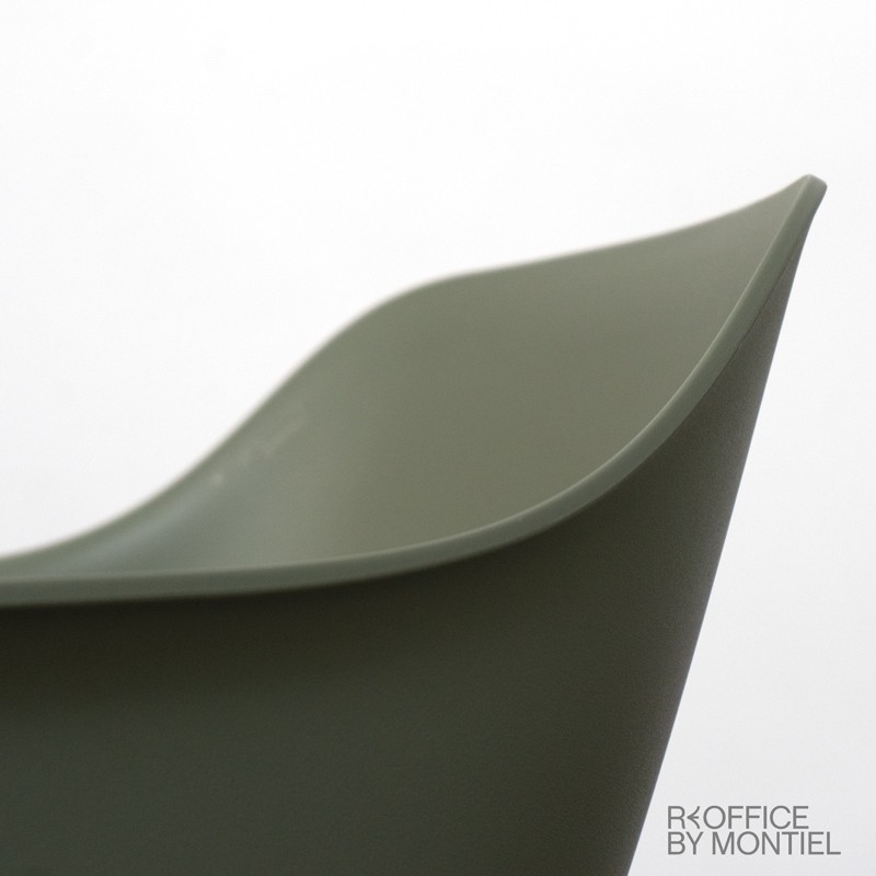 Silla Confidente Recepción Verde MM1315 - Montiel