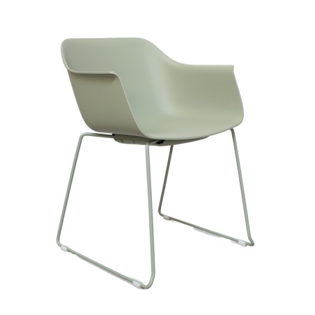 Silla Confidente Recepción Verde MM1315 - Montiel