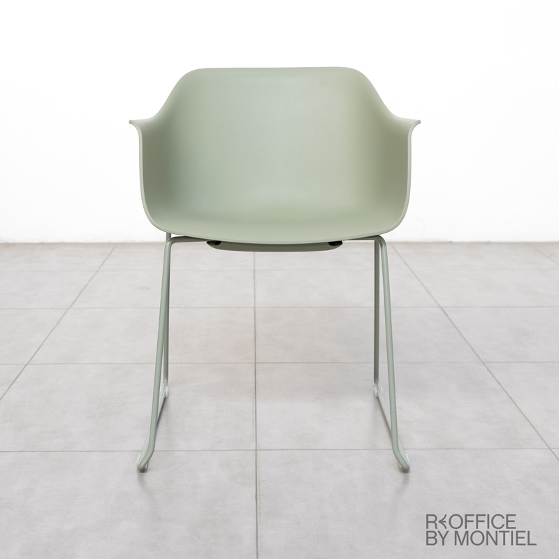 Silla Confidente Recepción Verde MM1315 - Montiel