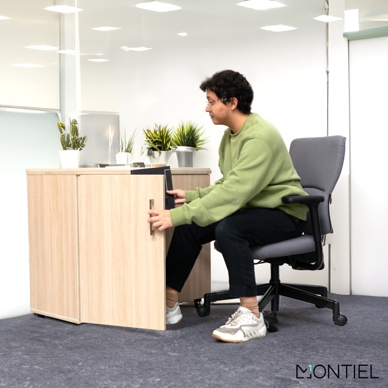 Armario Oficina Madera con Llave de Herpesa - Montiel