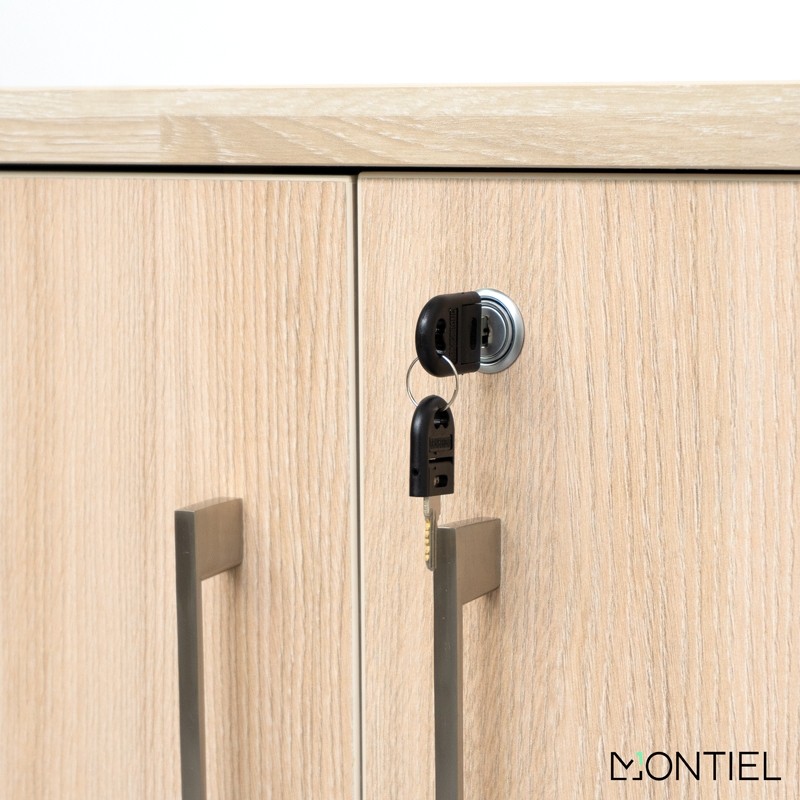 Armario Oficina Madera con Llave de Herpesa - Montiel