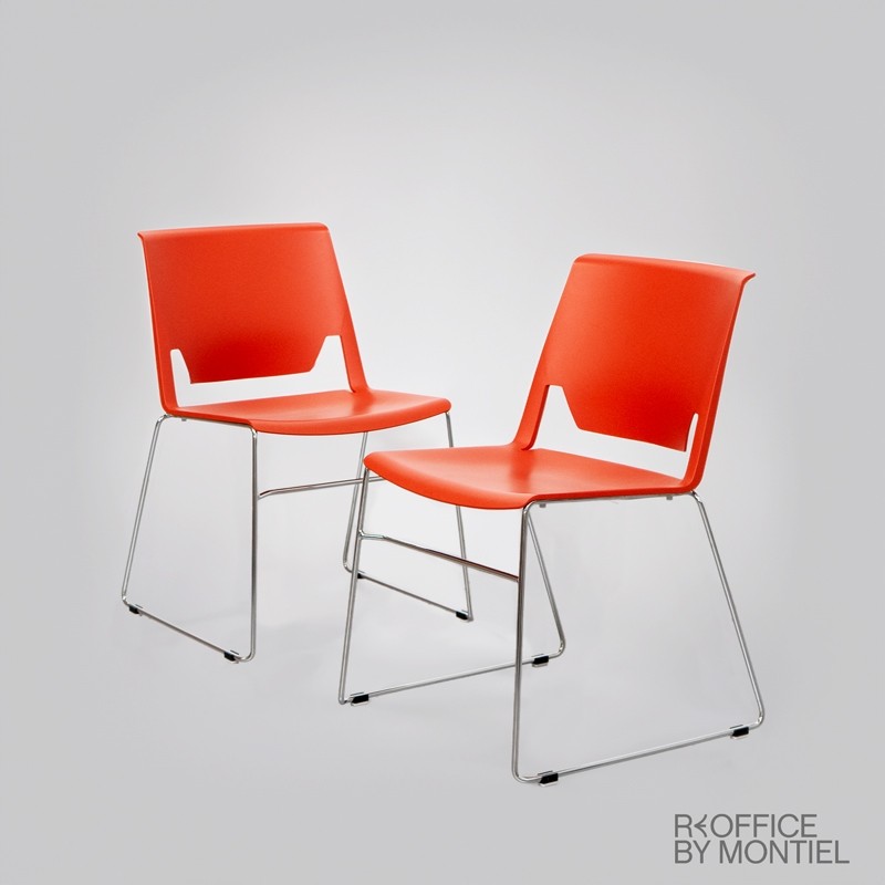 Silla Confidente Roja Very de Haworth - Montiel