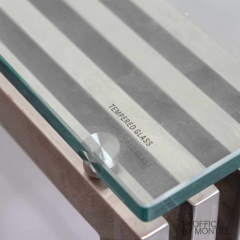 Escritorio cristal transparente para Oficina - Montiel