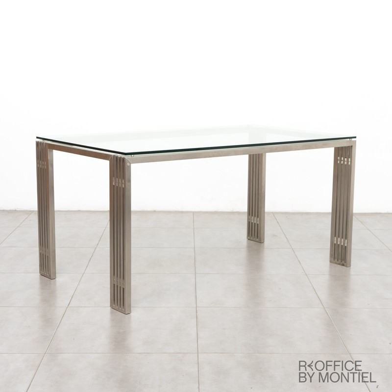 Escritorio cristal transparente para Oficina - Montiel