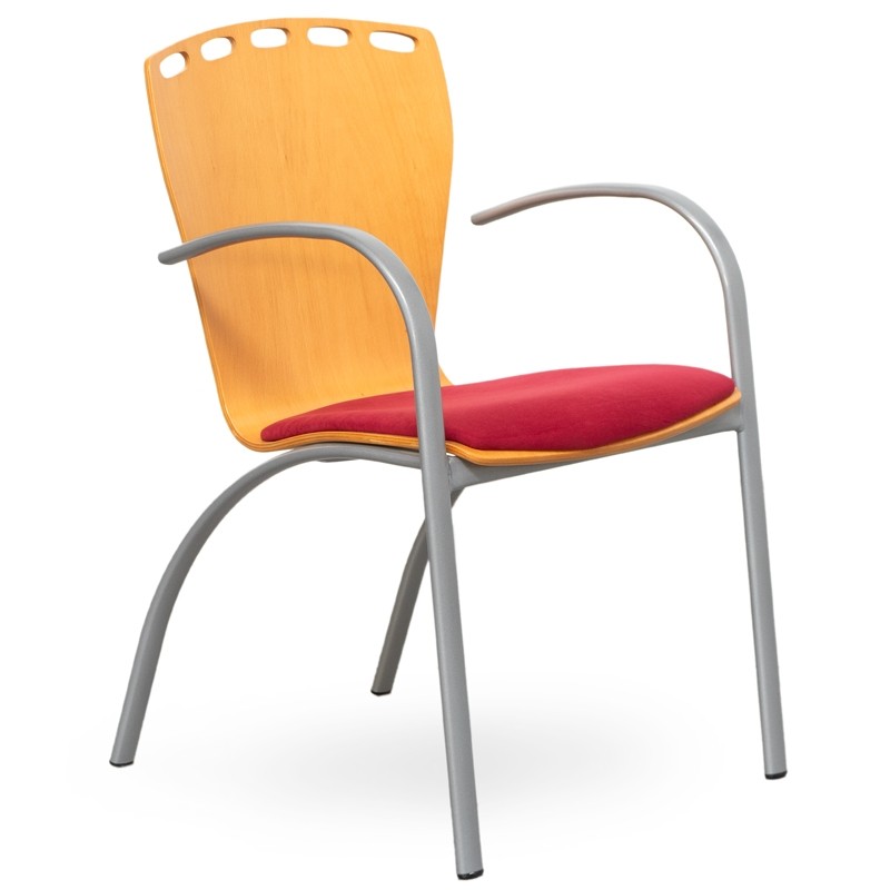 Sillas Confidente Madera y Tela MM1387 - Montiel