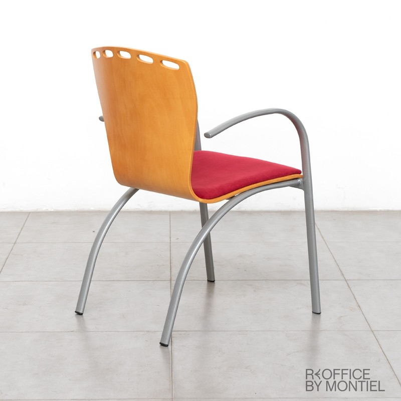 Sillas Confidente Madera y Tela MM1387 - Montiel