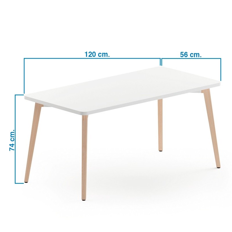 ▷EXPRESS Mesa de Escritorio Nórdica Timber de Forma5 - Montiel