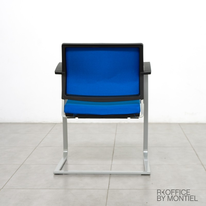 Silla Confidente Oficina Azul MM1410 Montiel - OUTLET