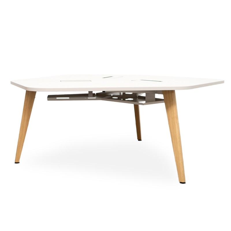 Multipuesto Oficina Patas Madera Vira de Dynamobel