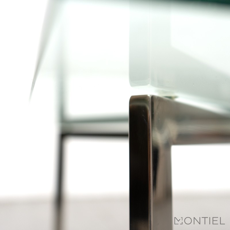 Mesa de Cristal Auxiliar para Salas de Espera - Montiel