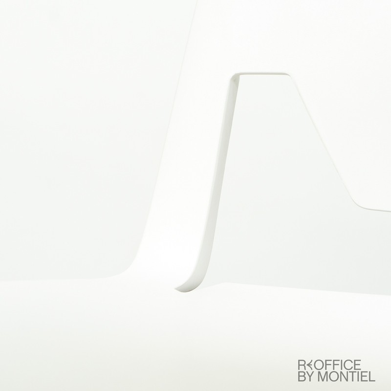 Taburete de Oficina Blanco Very Wire de Haworth - Montiel