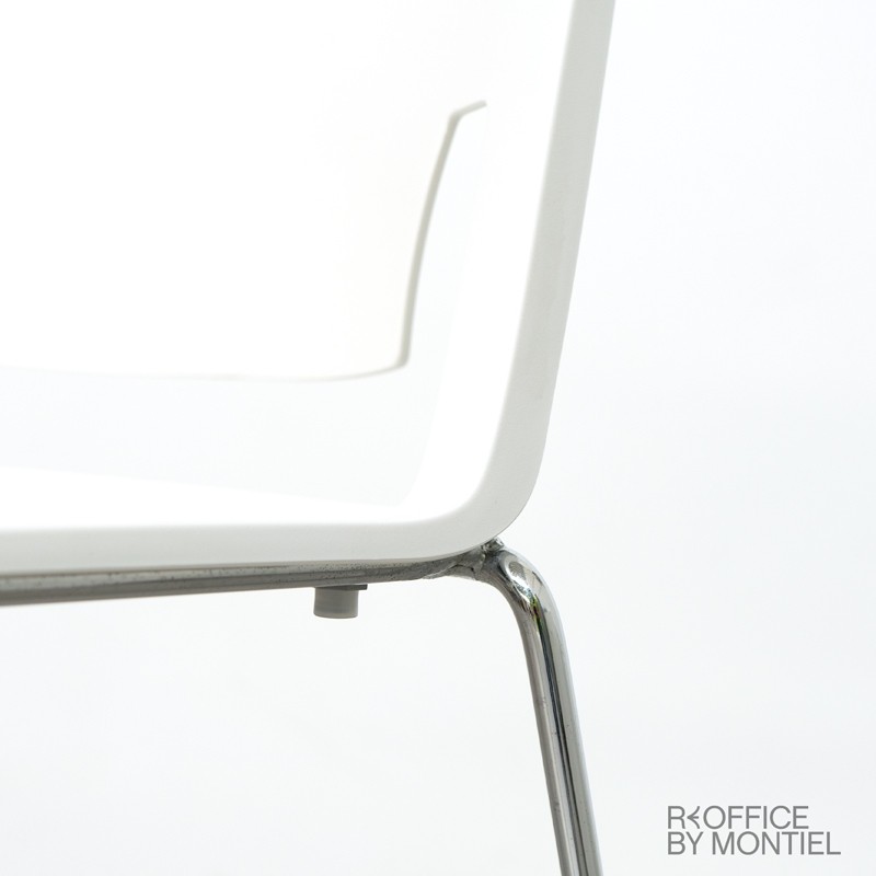 Taburete de Oficina Blanco Very Wire de Haworth - Montiel