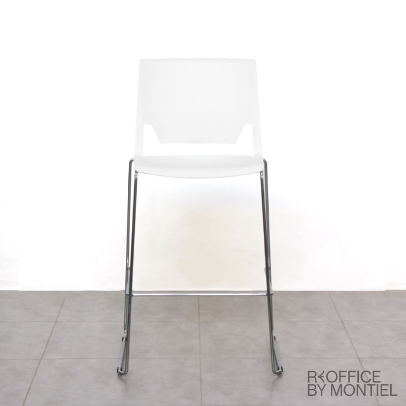 Taburete de Oficina Blanco Very Wire de Haworth - Montiel