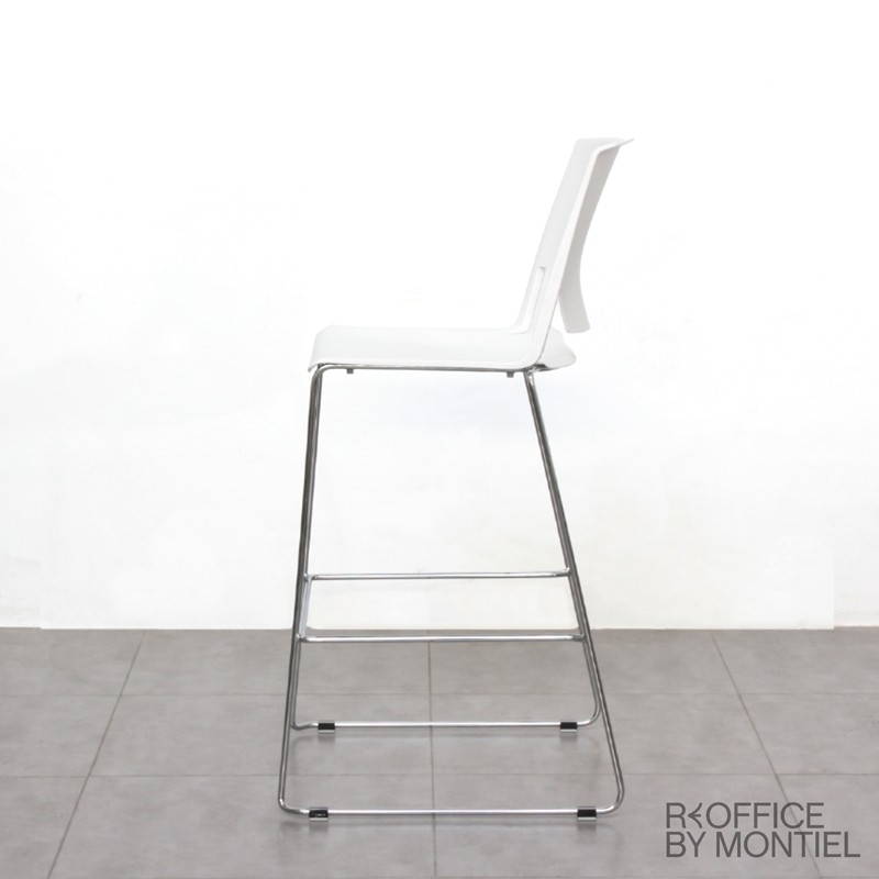 Taburete de Oficina Blanco Very Wire de Haworth - Montiel