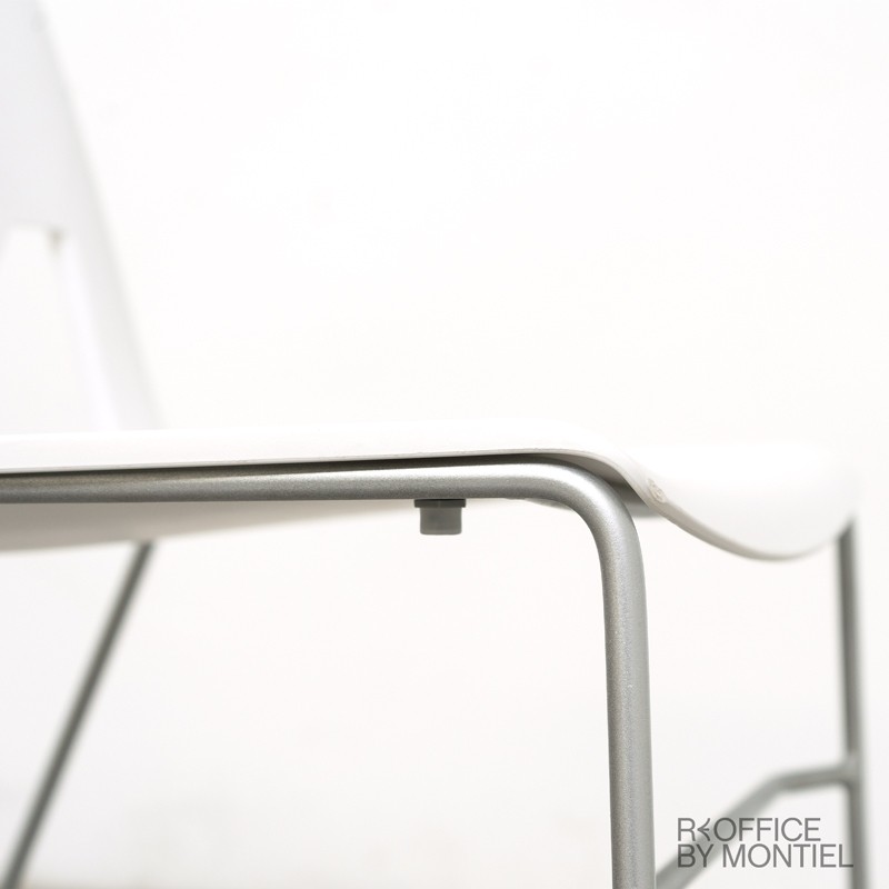 ▷ Silla Confidente Blanca Diseño Very de Haworth - Montiel